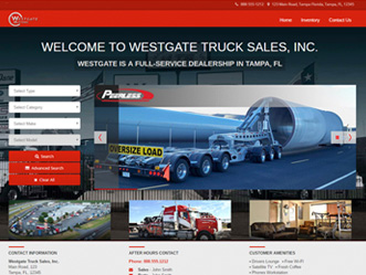 Truck Websites Templates Gallery 1truck-website