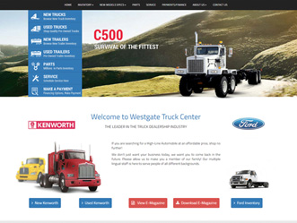 Truck Websites Templates Gallery 2truck-website