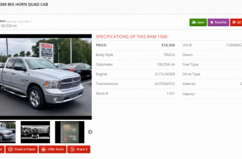 The Most Important Features of the Vehicle Details Page