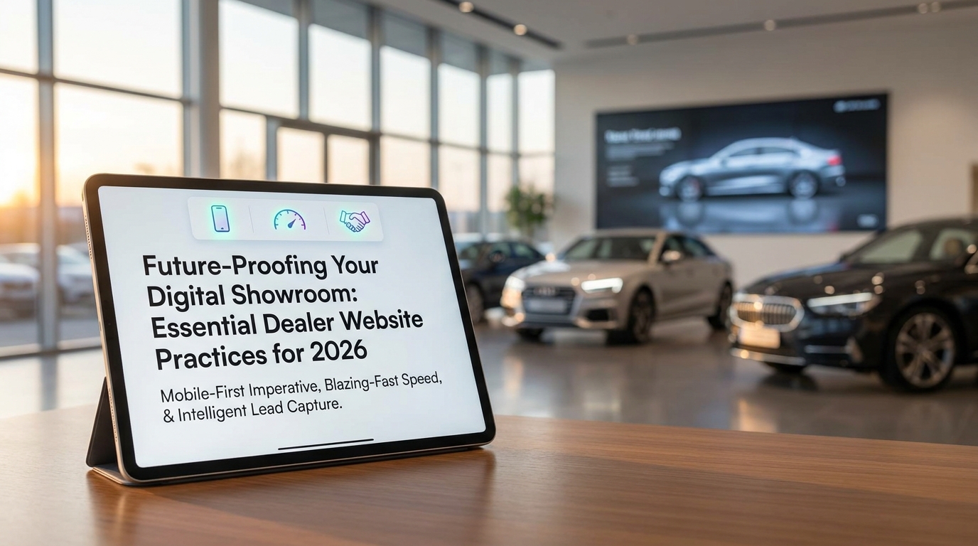 2026 Dealer Website Roadmap, Mobile, Speed, and Leads dealer-website