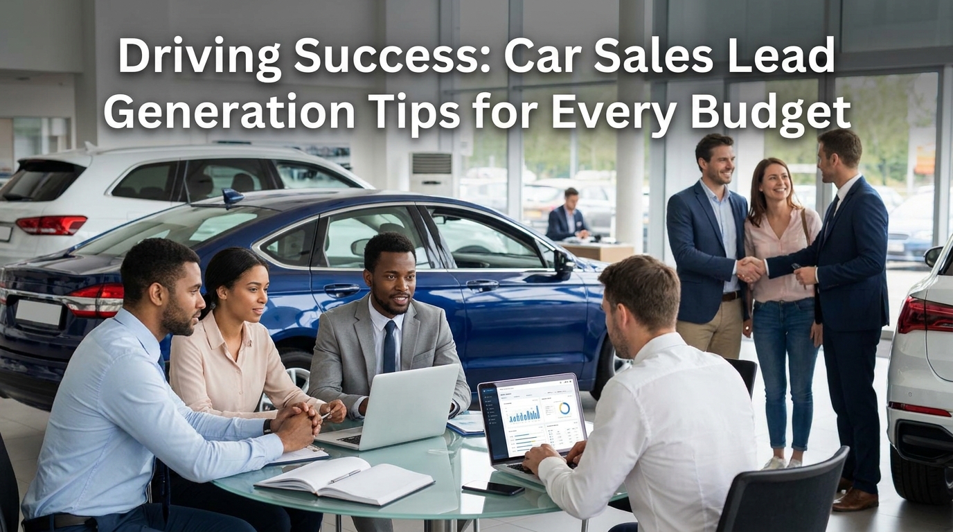 Car Dealership Lead Gen Tips for Every Budget car-sales-lead-generation