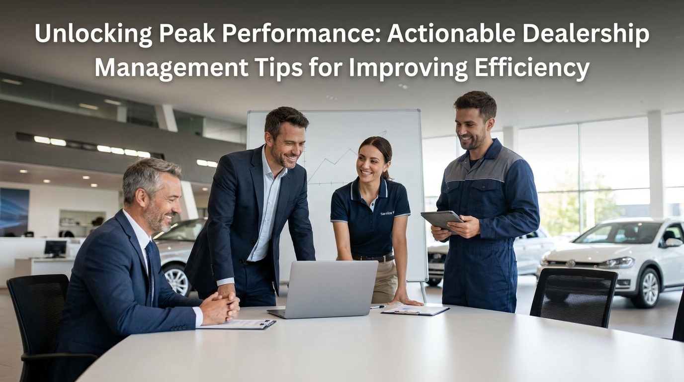 Dealership Management Tips for Peak Efficiency and Profit dealership-management